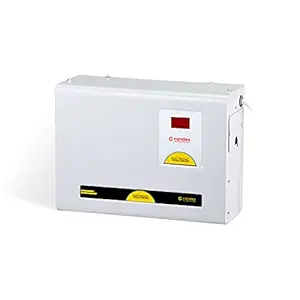 Candes Crystal 5kVA for 2 Ton / 2.5 Ton AC (90V to 280V) Voltage Stabilizer with Wide Working Range Best for Inverter AC/Split AC/Windows AC Upto 2.5 Ton (Grey) 3 Years Warranty