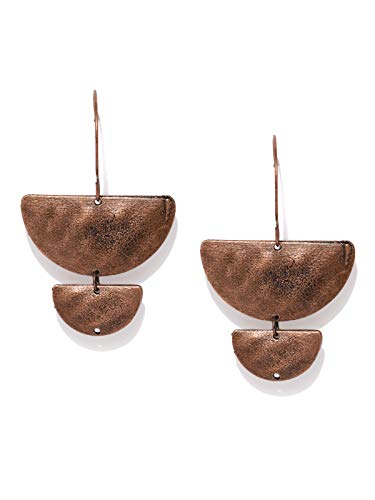 Dhruvi by Zaveri Pearls Drop Earrings for Women (Bronze) D8100)