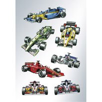 Preisvergleich Produktbild Herma Sticker Decor Rennautos