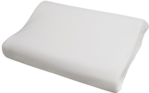 daydream: orthopädisches HWS Nackenstützkissen aus Memory Foam (Maße: 50x40x7/10 cm) + Bezug aus BAMBUS-Stoff mit ALOE VERA (P-01) - 6