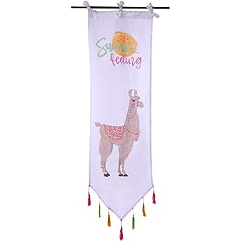 Pureday Organdy Vorhang Lama Mit Zier Quasten 100 Baumwolle