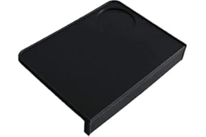 USEAMIE Coffee Tamper Mat Silicone Espresso Tamping Mat with Corner Edge Support Pad Tamp Station for Portafilter Barista Accessories