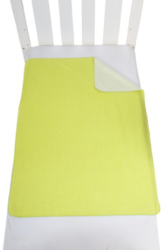 Preisvergleich Produktbild Hippychick HCTFSDLI Tencel flaches Bettlaken Doppelbett, 150 x 200, zitronengelb