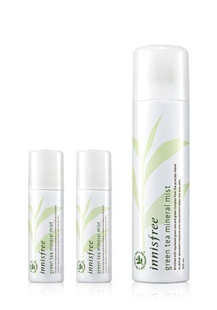 [Innisfree] Green Tea Mineral Mist 50ml + 50ml + 150ml (Total 3pcs Set)