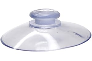 10 ganchos con ventosas, ventosa de plástico transparente de 40 mm para almohadillas sin ganchos, roscas redondas con tuerca de tornillo para maquillaje, espejo, baño, cocina