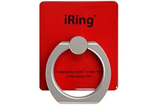 iRing Premium ROUGE style anneau mobile barre d'appui pied-support voiture pour smartphones, téléphone portable, support, ORIGINAL, compatible iPhone 6/6Plus/6s/5, galaxy note/sony/s6 xperia z5 lG nexus 5 x g4/g8 p8, huawei, hTC one/m9 a9 desire