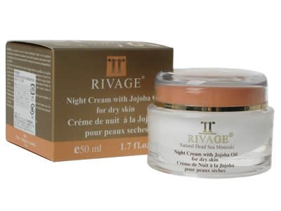 Rivage Night Cream with jojoba oil