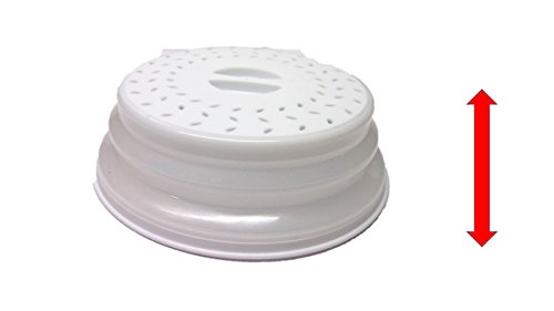 NEU bei Amazon die faltbare Tellerabdeckhaube weiß 27 cm endlich Platz in der Küche und im Geschirrspüler einfach leicht zu reinigen von Conny Clever® - 2
