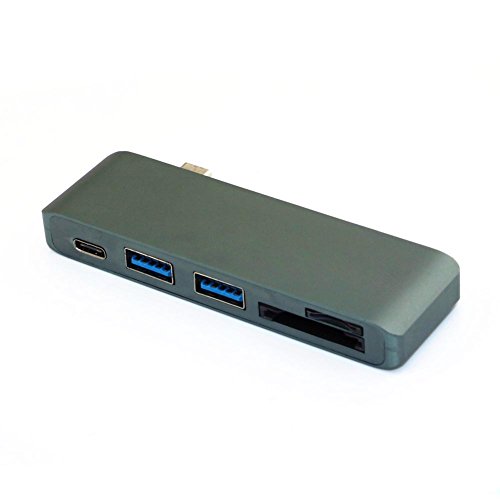 Hrph High Speed ​​5 in 1 USB 3.1 Typ-C USB Hub mit USB C Ladeanschluss für MacBook 12 Zoll