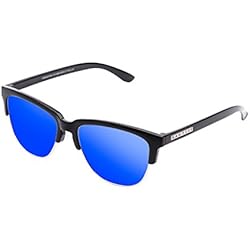 Hawkers Diamond Black Sky Classic, Gafas de Sol Unisex, Negro/Azul