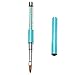 Sanwood Carve Marble Nylon UV Gel Acrylic Nail Art Tips Pen Painting Drawing Brush (Light Blue 6#)