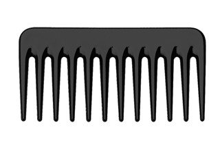PROFESSIONAL WIDE TEETH COMB STYLING COMB
