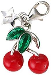 Tingle Silver Clip on Cherries Charm