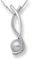 Miore - M0842B - Collier Femme - Or Blanc750/1000 (18 carats) - Perle et diamant
