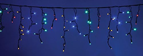 AVL265 - 8 METRE MULTICOLOUR OUTDOOR IP44 HEAVY DUTY 300 LED ICICLE STRING LIGHTS