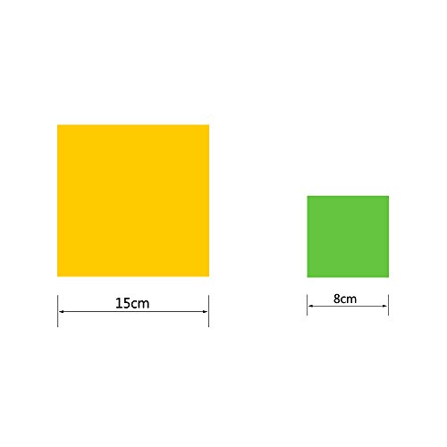 JPSOR 400 Stück Doppelseite Origami Papier Faltpapier (200 Blätter 6,3*6,3 Inch+ 200 Blätter 3,2*3,2 Inch ) - 3