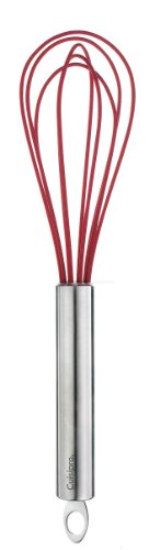 Cuisipro 74698805 Silikon Schneebesen, 20 cm, rot