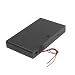 Produktbild SODIAL(R) Zwei Anschlussleitungen ON / OFF-Schalter Schwarz 8 x 1,5 V AA Batteriehalter mit Deckel