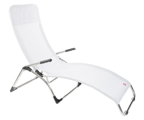 Preisvergleich Produktbild Samba Terrassenliege silbergrau