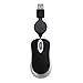 Produktbild HM2 Mini Wired Mouse USB Creative 1200dpi Retractable Optical Mouse Office Gaming Mouse for Pc Laptop Notebook,Black