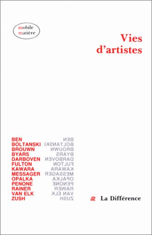 couverture de : Vies d'artistes