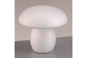 Efco Grand Champignon en polystyrène, 13 cm, Diamètre du Chapeau 14cm