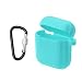 Produktbild Nysunshine für Apple AirPods Air Pod-Hülle Silikon-Schutzhülle Tasche mit Schlüsselbund Stoßfest Kopfhörer Ladegerät Halter Zubehör
