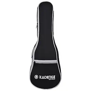 Kadence Ukulele Bag, Ukulele Backpack Case Concert Ukulele Case Black.