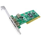 Ex-Pro 4 Port Firewire PCI IEEE1394 AV capture Adapter (3 x 6 Pins 1 x 4 pins) with Cable