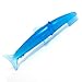 Chewable Baby Toothbrush ~ Silicone Toddler Teether (Blue Sharky Brush)