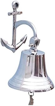 Chrome Hanging Anchor Bell 12 "