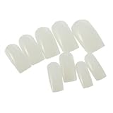 BOO6 - 500 Natural / Off White False Fake Full Nails