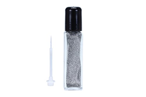 Nagellack Nailart Fine Liner für feinste Linien - Glitzer Silber 8ml