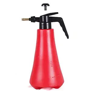 TARGET HYGIENE Pressure Spray Bottles Fine Mist Spray PET Spray Bottle Garden Pump Pressure Sprayer Water Mister | Spray Bottle for Sanitizing, Plants Flowers 1.5 Liter Capacity - Red