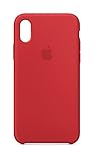 Apple Mqt52zm/une coque en silicone iPhone X Rouge