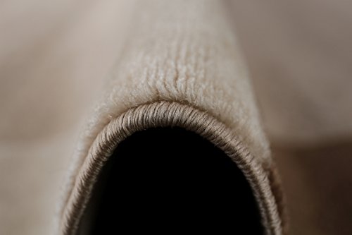 Teppich Kariert Retro Muster Meliert in Braun Schlafzimmer Wohnzimmer – ÖKO TEX Zertifiziert, Maße:200×290 cm - 5