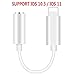 Produktbild Lightning auf AUX Audio 3.5mm Headphone Jack Adapter für Apple iPhone X, iPhone 8/8 Plus.iPhone 7/7 Plus iPhone 6/6Plus iPod/iPad.Lightning Kopfhörer Jack Adaptor auf 3.5 mm Klinkenbuchse.Earphone Kompatibel mit iOS 10.3/11 oder später(Silber)…