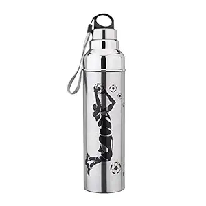 JAY ANTIQUES Stainless Steel Water Bottle, 800ml, Silver