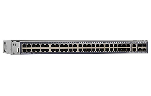NETGEAR ProSAFE GSM7248-200EUS verwaltet Managed Switch Volume (48 Anschlüsse, Ethernet, Fast Ethernet, Gigabit Ethernet - 10Base-T, 100Base-TX, 1000Base-T, 4 x SFP)
