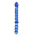 Produktbild CQ Tragbare super Lange doppelköpfigen Drachen Floating Point Partikel Massagestab Glas Penis Rückraum Analplug Dress