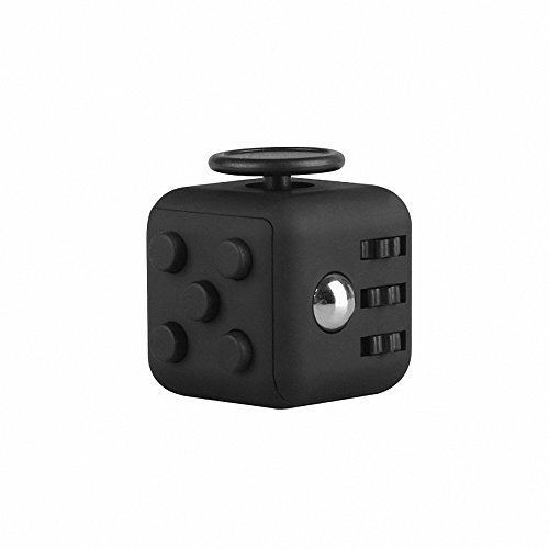 Kalulu Mini Fidget Cube Anxiety Stress Relief Focus Gifts Adults Kids Attention Therapy For Working/Class/Home 4 Colors (Black Black) Kalulu Mini Fidget Cube Anxiety Stress Relief Focus Gifts Adults Kids Attention Therapy For Working/Class/Home 4 Colors (Black Black)