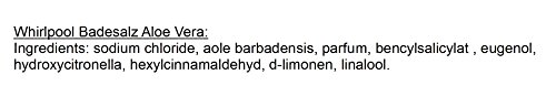 Whirlpool Badesalz Aloe Vera mit Aloe Vera Extrakt, Sprudelbad Zusatz 1000 g - 2