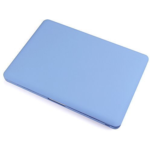 iDOO MacBook Schutzhülle / Hard Case Cover Laptop Hülle [Für MacBook Pro 13 Zoll – mit CD-Laufwerk: A1278] – matt, Babyblau (Blaue Gelassenheit) - 3