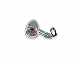  V PARTS - T82L : Pareja Juego Intermitentes Universales Custom Brazo Largo. Cromado