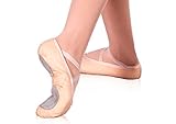Happy Dance 21 - Zapatillas de ballet para niñas, color salmón, talla 25