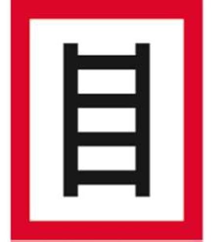 LEMAX Feuerwehrschild „Löschwassereinspeisung“ – Alu, 420x148 Mm, Weiß/schwarz/rot