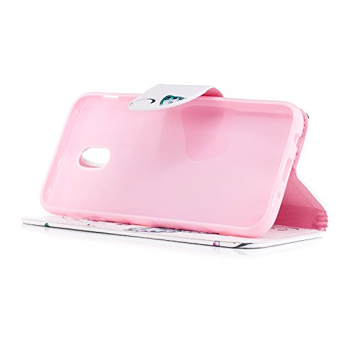 Funda Galaxy J5 2017 SM-J530F  SpiritSun Carcasa Samsung J5 2017 Funda Libro Flip Folio Case de PU Cuero   Suave Silicona  Cierre Magn  tico   Funci  n de Soporte  Elegante Protectora Funda Tapa para Samsung Galaxy J5 2017 SM-J530F  5 2 pulgadas  - Butterfly and Flower