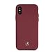 Produktbild Mercedes Benz Mehcpxsilre Silicon Cover mit Mikrofaserfutter Liquid, für iPhone X / XS, Rot