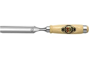 Kirschen 1431030 Gouge avec manche en Charme, Beige/Argent, 30 mm