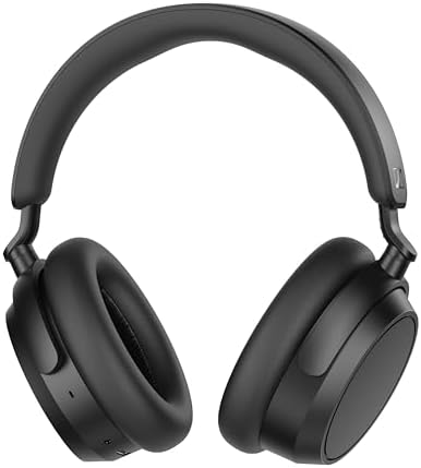 Sennheiser ACCENTUM Plus - Cuffie Bluetooth wireless, audio di alta qualità con funzione di ricarica rapida, autonomia di 50 ore e ANC ibrido adattivo - Nero